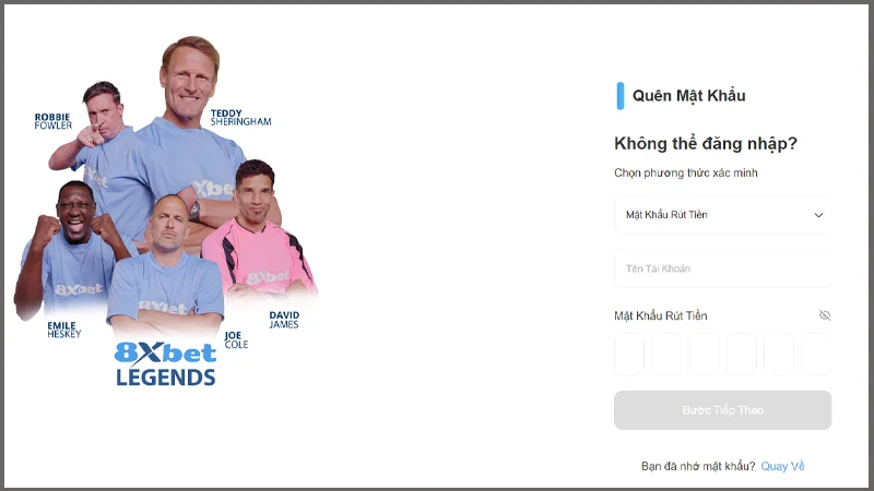 Các bước lấy lại mật khẩu đơn giản 